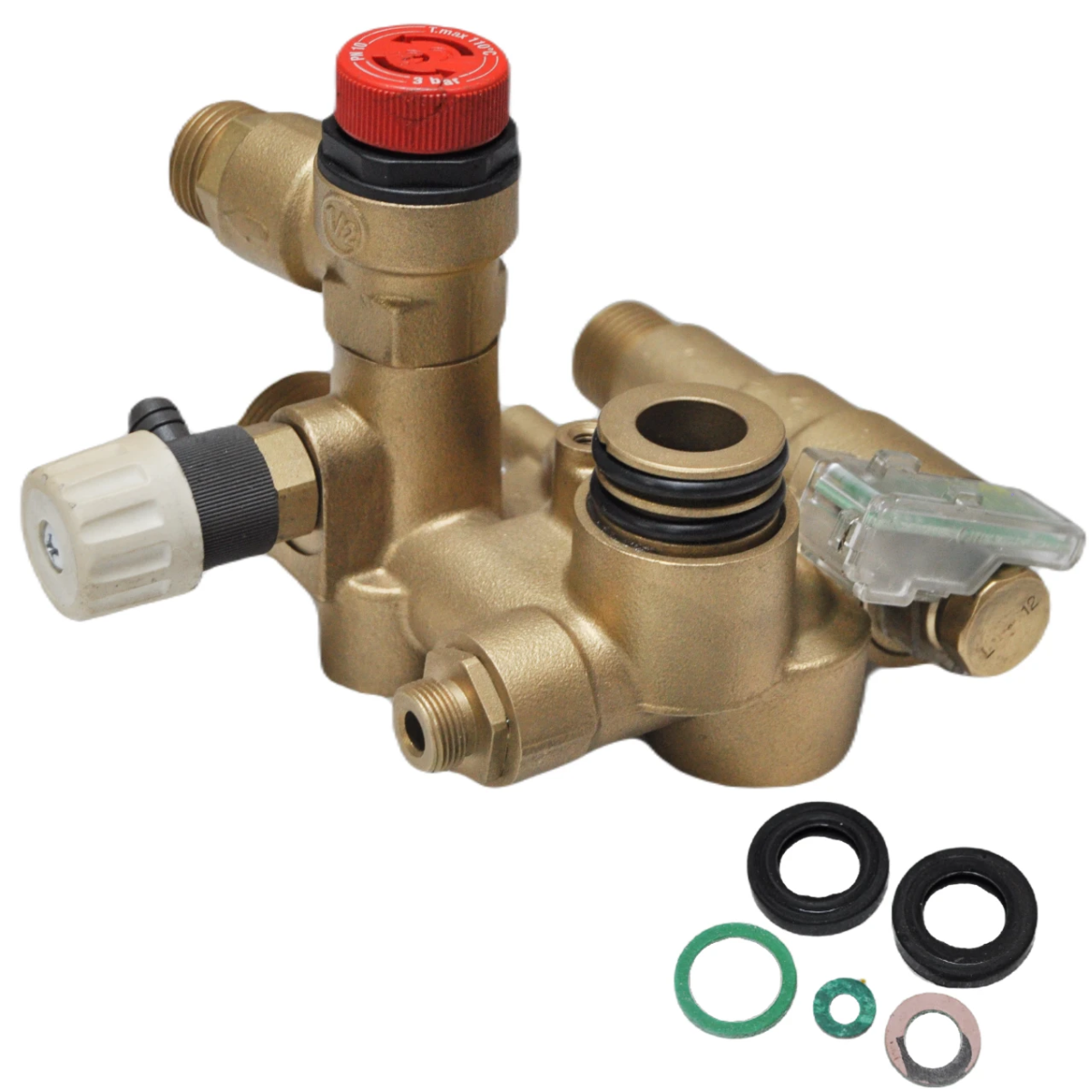 Baxi 5132454 Inlet Assembly 12L Without Bypass | Genuine Replacement Spare Part
