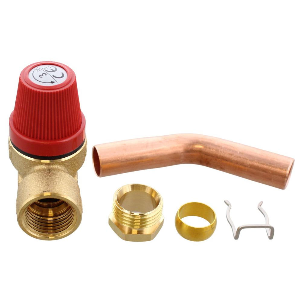 Baxi 720481601 Safety Pressure Relief Valve And Pipe | Replacement Spare Part