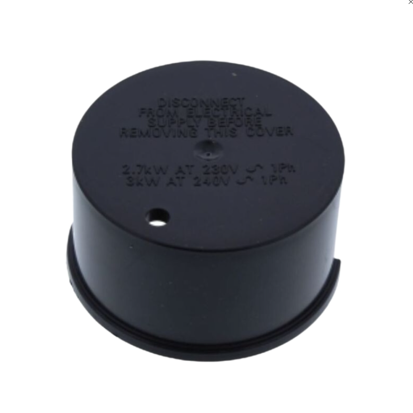 Heatrae Sadia Immersion Heater Cover 95614020 - Genuine Baxi Part