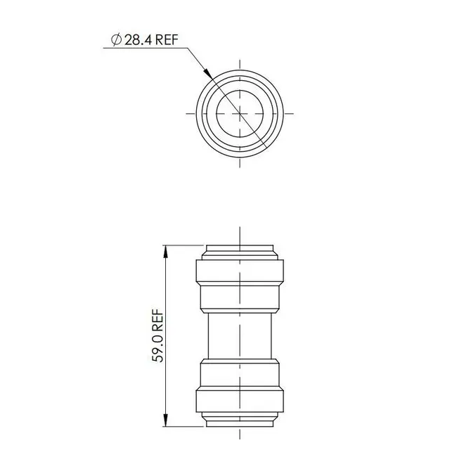 Heatrae Sadia Push Fit Fitting 95970110 | Genuine Replacement Spare Part