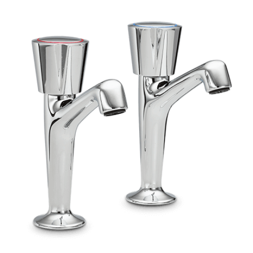 Heatrae Sadia Pack R Chrome Pillar Taps - Vented 95970516