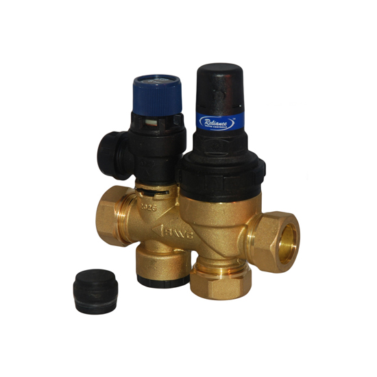 OSO Hotwater 22mm Multibloc Inlet Control Valve 2.1/8.0 Bar 355045