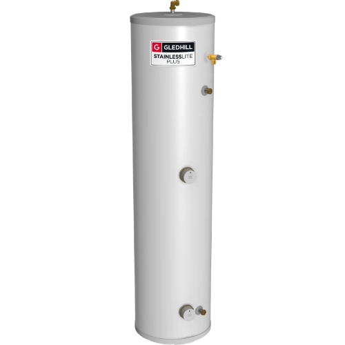 Gledhill StainlessLite Plus Direct Slimline 90L Unvented Cylinder PLUDR090SL