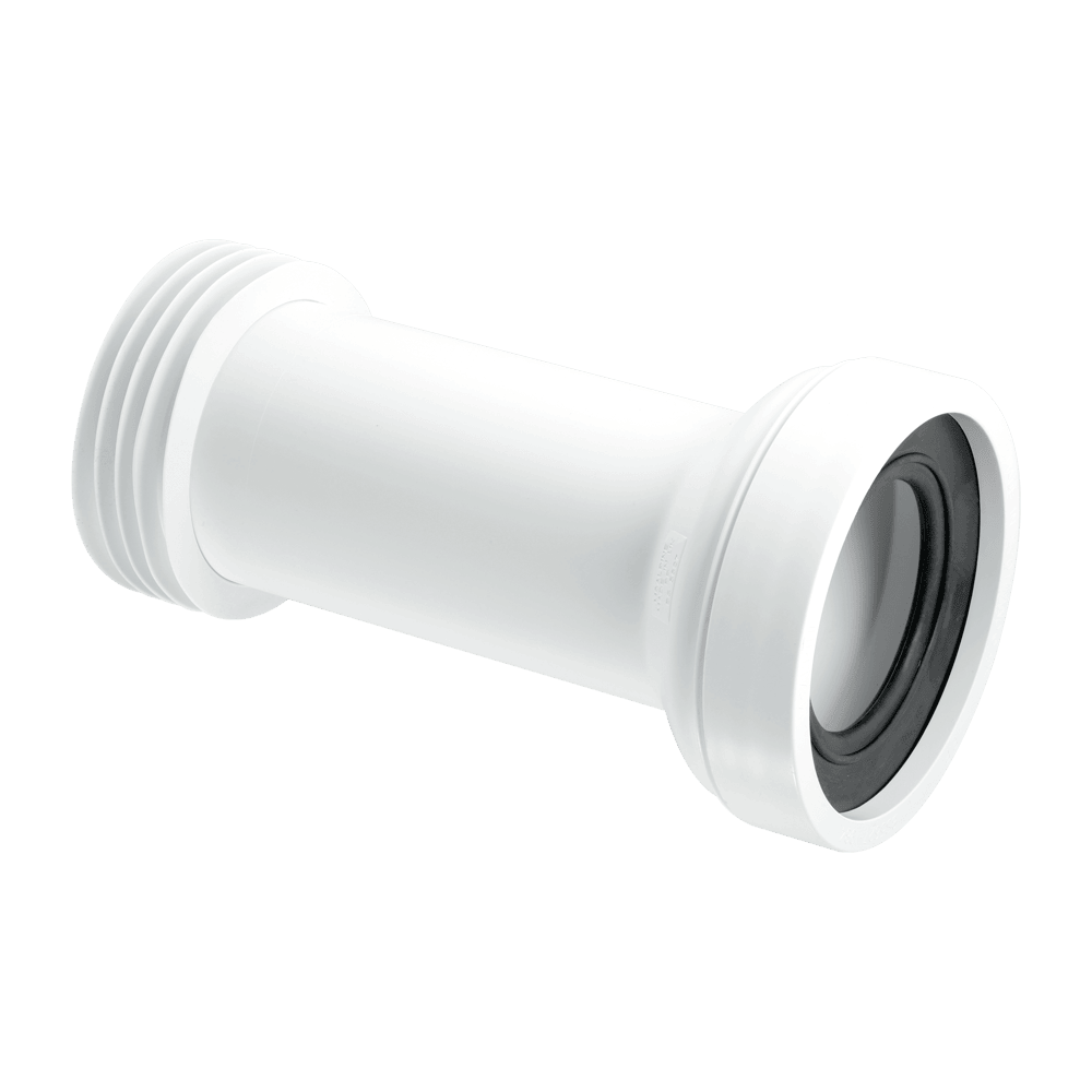 McAlpine WC-CON2 Straight Adjustable Length Rigid WC Connector | Genuine Replacement Spare Part