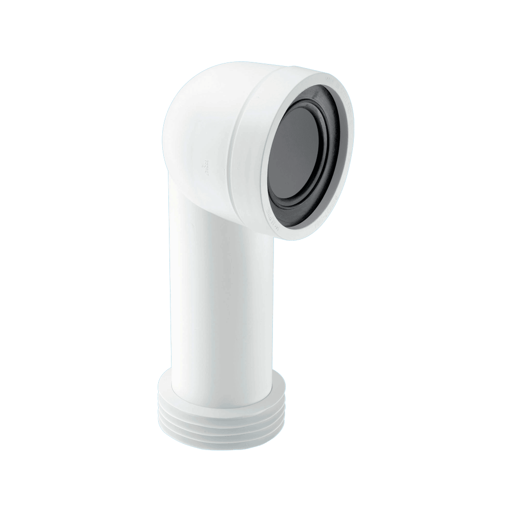 McAlpine WC-CON8 90° Bend Adjustable Length Rigid WC Connector | Genuine Replacement Spare Part