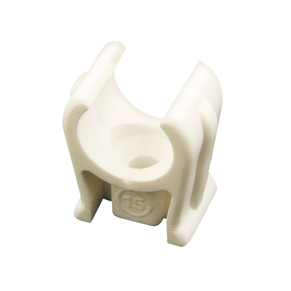 Pipe Clips 120-270-010 22mm Snap On Pipe Clips White x100