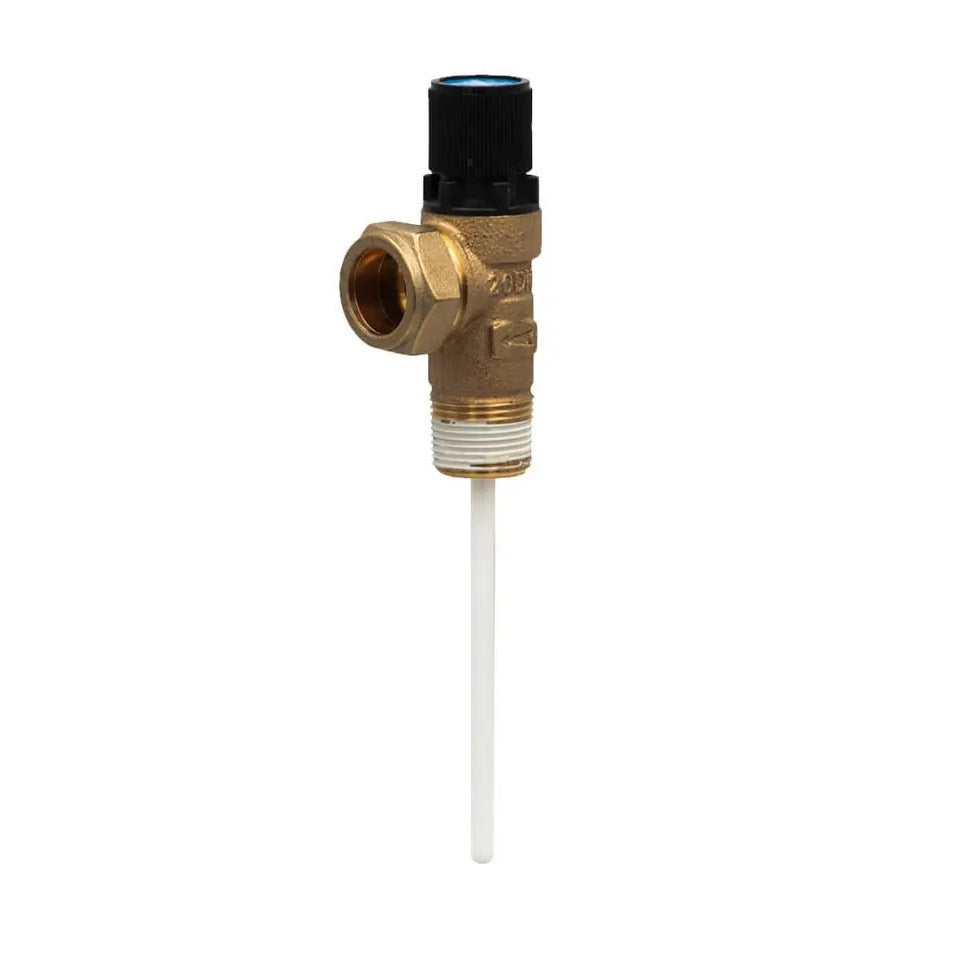 Reliance 95605810 RWC 10 bar 1/2" Temperature and Pressure Relief Valve Including 3/4" Bush | Genuine Replacement Spare Part