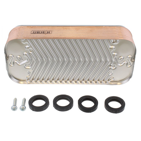 Ariston Sanitary Heat Exchanger 16 Plate 65116537 | Genuine Replacement Spare Part