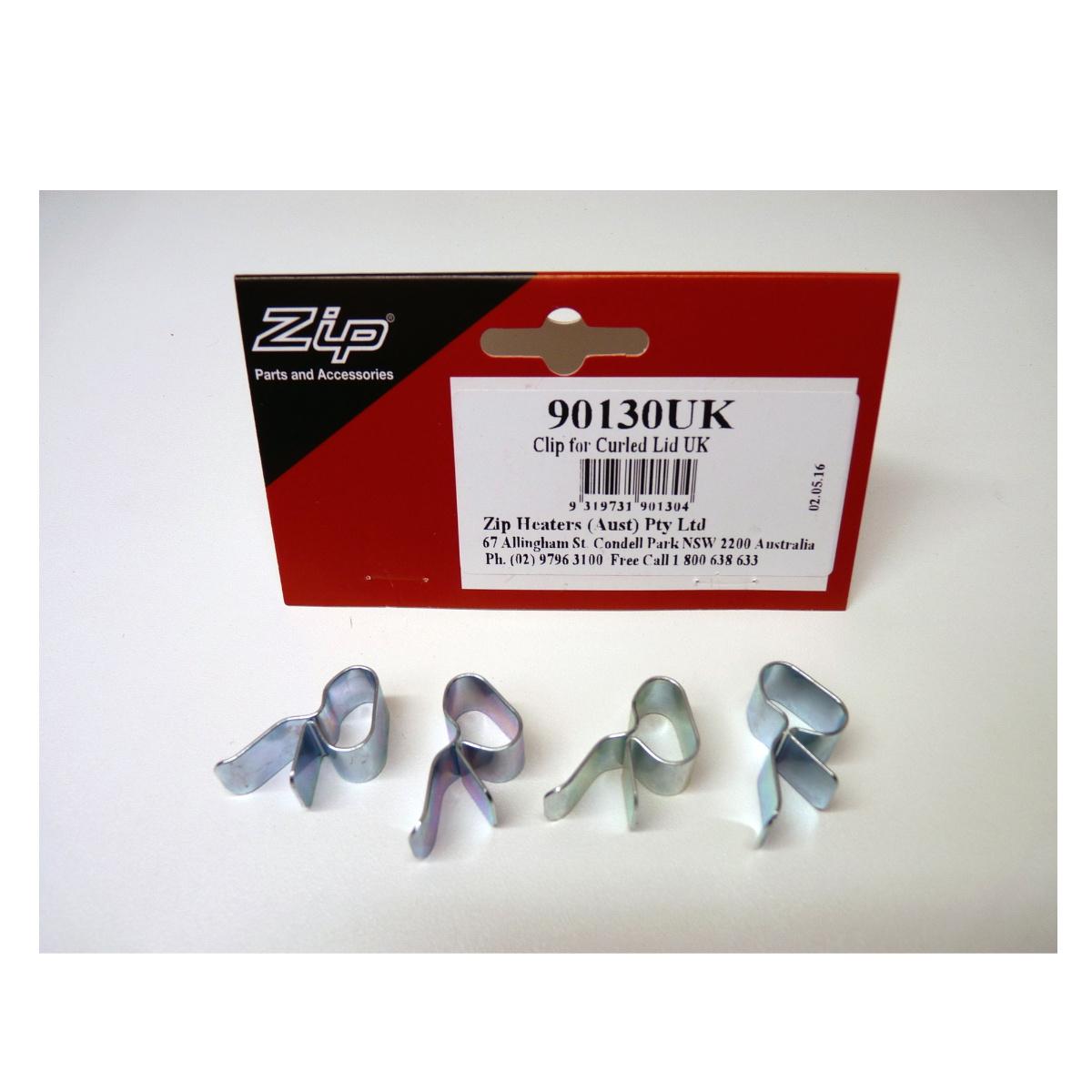 Zip 90130 Lid Clips for Boiling Tanks 1.5-1.7 Litre