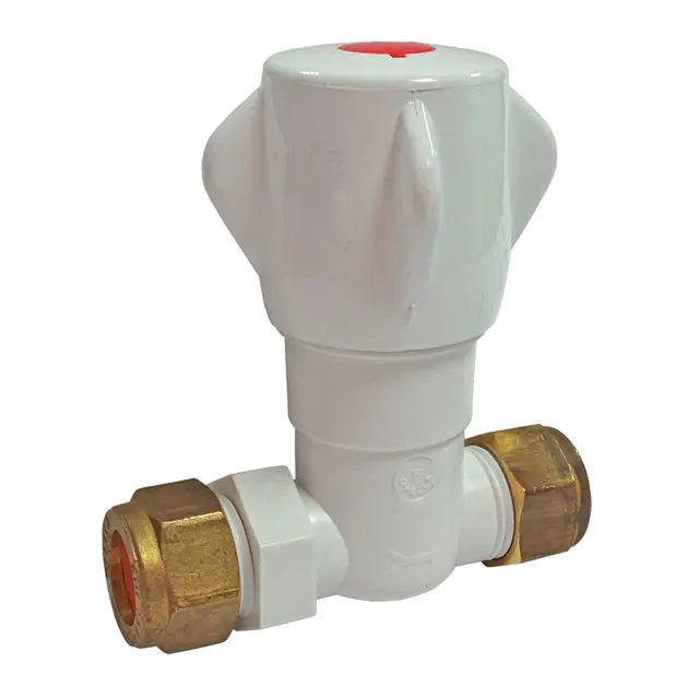 Heatrae Sadia Inlet Control Valve 15mm x 15mm 95605444 - Genuine Baxi Part
