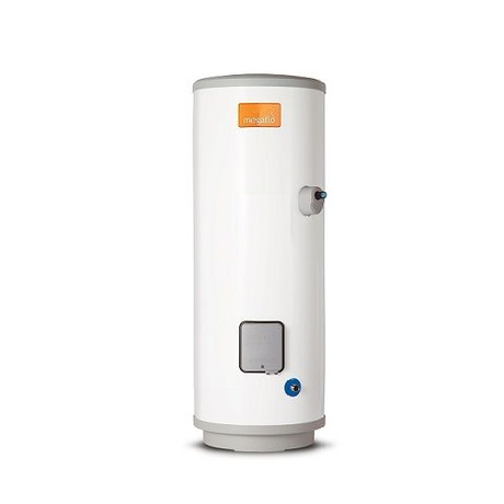 Heatrae Sadia Megaflo Eco Unvented Slimline Direct 100D Hot Water Cylinder 7034082