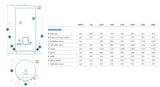 Baxi Assure - Diagram of All Indirect Models Sizings And Product Info