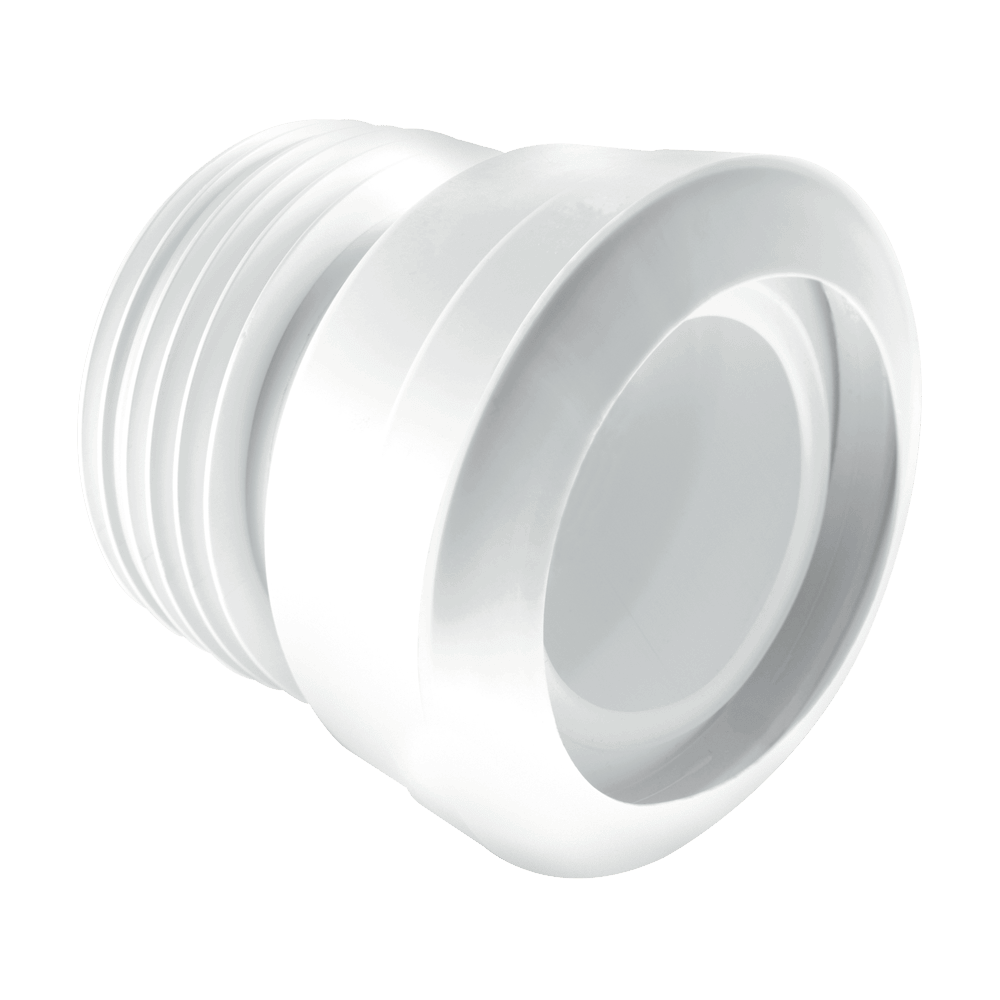 McAlpine 4" MAC-1 Macfit WC Straight Connector | Genuine Replacement Spare Part