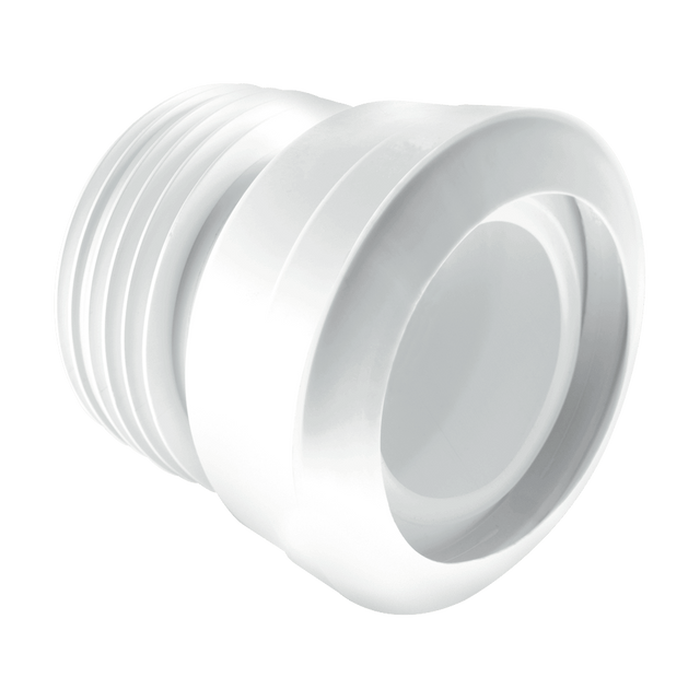 McAlpine 4" MAC-1 Macfit WC Straight Connector | Genuine Replacement Spare Part