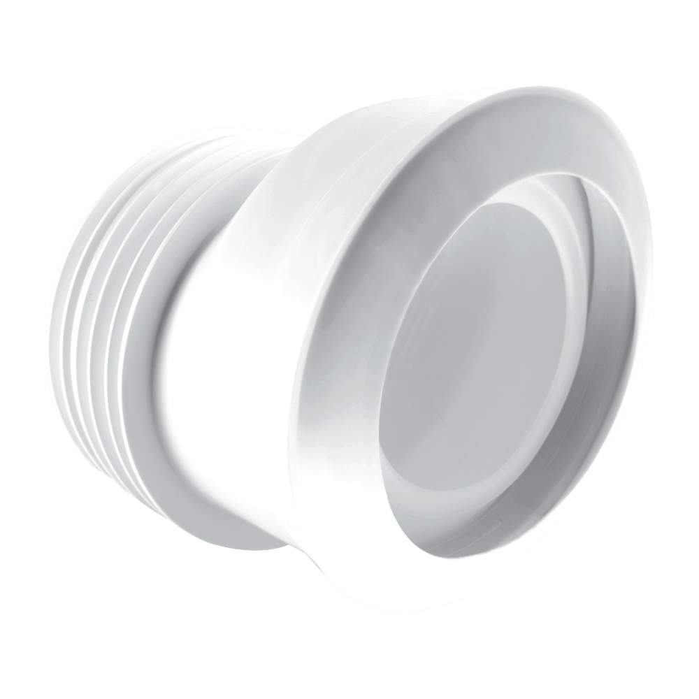 McAlpine Macfit Rigid 20mm Offset WC Pan Connector 130mm MAC-4 | Genuine Replacement Spare Part