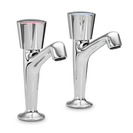 Heatrae Sadia Pack R Chrome Pillar Taps - Vented 95970516