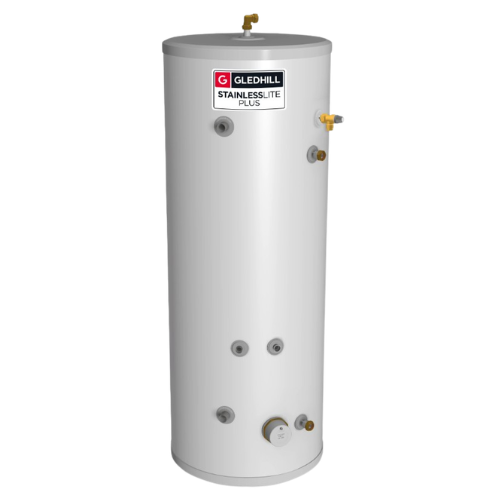 Gledhill StainlessLite Plus Heat Pump 180L Unvented Cylinder PLUHP180