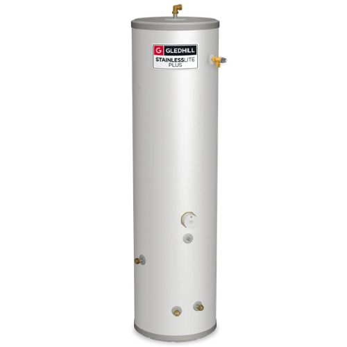 Gledhill StainlessLite Plus Indirect Slimline 180L Unvented Cylinder PLUIN180SL