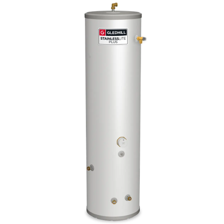 Gledhill StainlessLite Plus Indirect Slimline 150L Unvented Cylinder PLUIN150SL