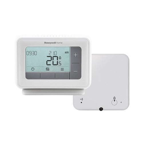 Honeywell T4R Wireless Programmable Thermostat and Receiver Y4H910RF4003