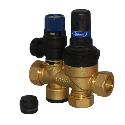OSO Hotwater 22mm Multibloc Inlet Control Valve 2.1/8.0 Bar 355045