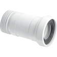 McAlpine WC-F23R McAlpine Flexible Straight WC Connector 140mm-290mm | Genuine Replacement Spare Part