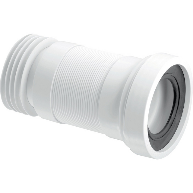 McAlpine WC-F23R McAlpine Flexible Straight WC Connector 140mm-290mm | Genuine Replacement Spare Part