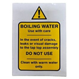 Zip 99950 Boiling Water Caution Label HydroTap Safety Sticker | Genuine Replacement Spare Part
